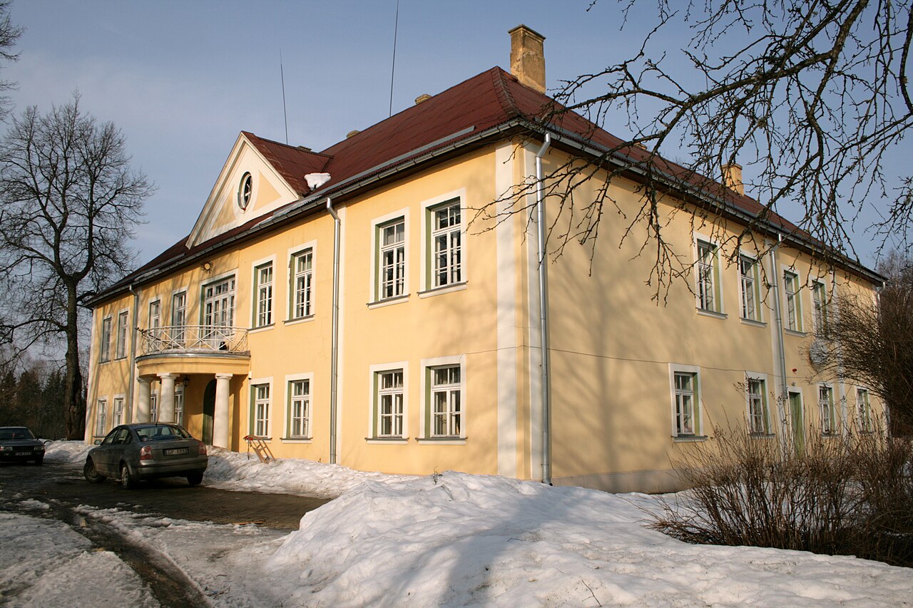 Mercendarbes muiža ziemā